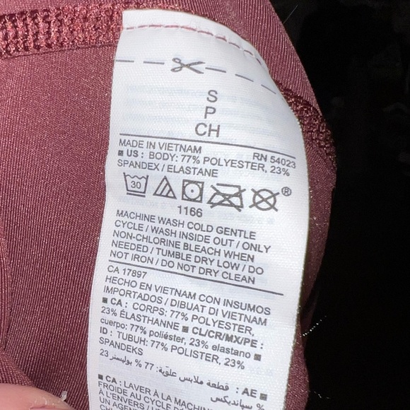 Old Navy Powersoft Activewear High Waisted Maroon Joggers Size S - Picture 7 of 7